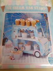 Ice Cream Van Display Stand Sweets Cake Desserts Birthday Cupcakes Decorations