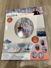 Disney Frozen II Frame Decorating Kit Elsa Anna Party Decor Craft Cutouts NEW