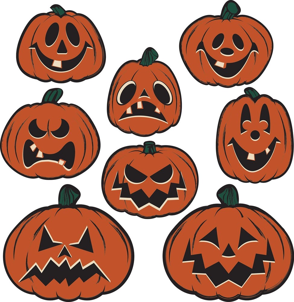 Beistle Vintage Halloween Pumpkin Cutouts – Party Supply Decoration