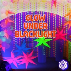 Mega-L Glow in The Dark Party Supplies, 5 Pcs Neon Explosion Star Balloons | …