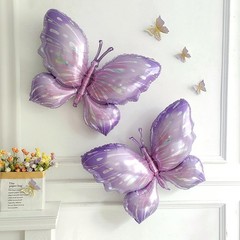 Spring Floral Butterfly Balloon Arch Kit,137Pcs Pastel Lavender Purple Yellow…