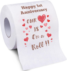 Happy 1 Year Anniversary Wedding Decorations for Him, One Year Anniversary, 1St