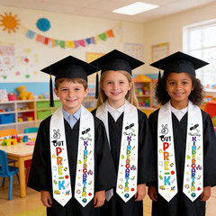 PRE-K Graduation Sash, Preschool PRE K Graduation Decorations 2026, Peace Out PR