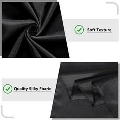 Luxurious Black Curtain Panels – 5ft x 10ft Design for Stunning Event Backdrops