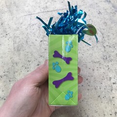 Scooby-Doo Balloon Weight Centerpiece Green w/ Blue Tinsel Birthday Party Gift