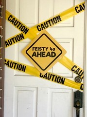 JAYD Products, Caution Party Signs for a 4 Year Old Birthday Party Decorations