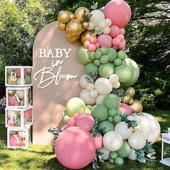 Baby in Bloom Sign 16”x24” Felt Letter Baby Shower Sign Baby in Bloom Party D…