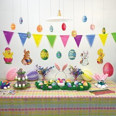 Beistle 10 count (Pack of 1), Assorted Colorful Spring Themed Decorations