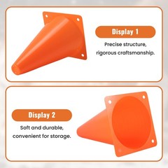 10 Pcs Traffic Cones – 7 Inch of Multipurpose Construction Theme Party8601