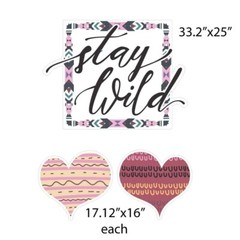 VictoryStore Bohemian Style Spring Party Supplies Set Boho Theme Decor 20124