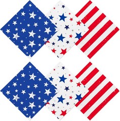 4th of July Party Supplies Set – American Flag Patriotic Theme Kit for