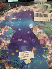 Mermaid Party Supplies Tablecloth Keychain Headband Gift Bags Tattoo Cake Decor