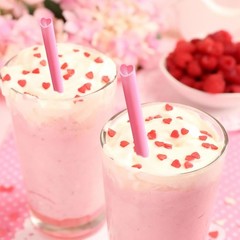 50pcs Pink Heart Shaped Straws Cute Plastic Drinking Heart Straws Disposable for