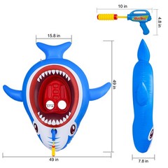 HYRIXDIRECT Inflatable Floating Pool Toys for Kids Pool Float Swimming Ring B…
