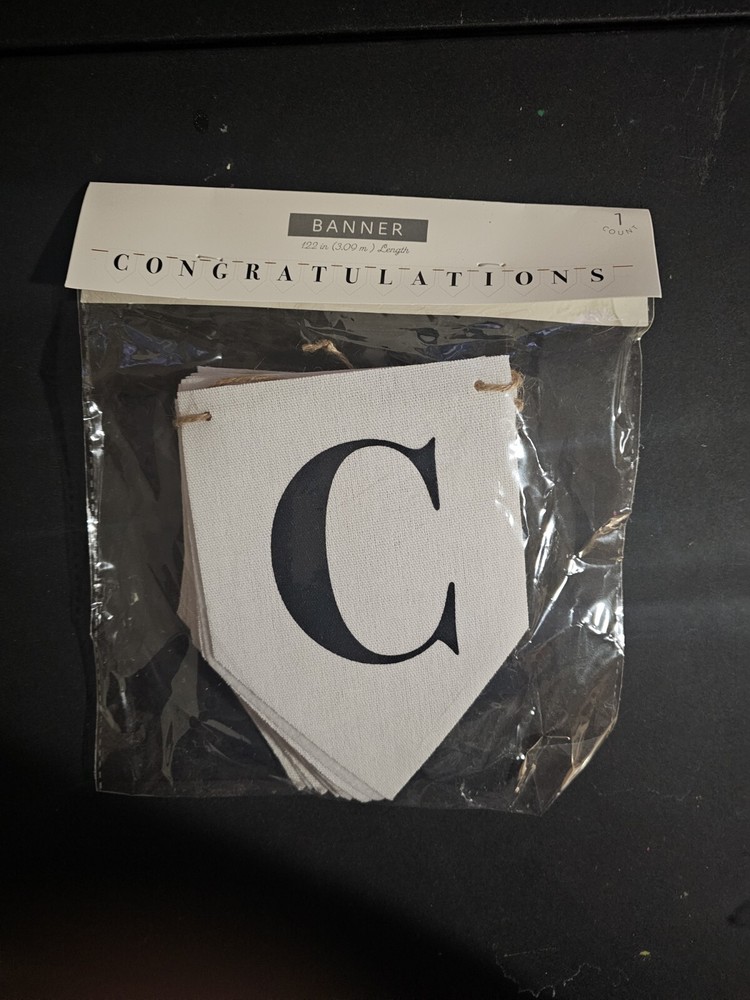 Congratulations Hanging Banner – 122 Inch – NEW TARGET BULLSEYE PLAYGROUND STOCK