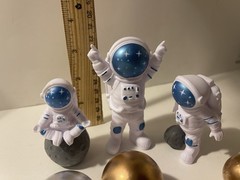 22 Pc Astronaut Cake Topper Set Space Theme Spaceman Birthday Party Decor