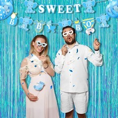 2 Packs Foil Fringe Curtain Backdrop | Party Decoration | Birthday Photo Booth