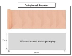 Cardinal Red Crepe Paper Roll 8.2ft Long 17 Inch Wide Party Decoration 1 PCS