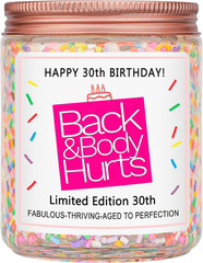 30Th Birthday Decorations Gifts for Women Men, Happy 30Th Birthday Candle Gift f