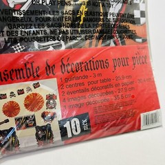 Rock & Roll Birthday Decorations, Banner Kit- Heavy metal Skull & Crossbones