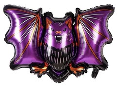 67 Pcs Happy Halloween Party Decoration Halloween Bat Supplies Pumpkin Balloons