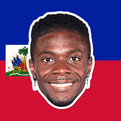 Haiti National Team Big Head Cutout – Carlens Arcus, Fafà Picault, Ricardo Adé