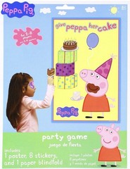 Peppa Pig Birthday Party Bundle New: Wall Photo Banner W/Props, Game & Balloons