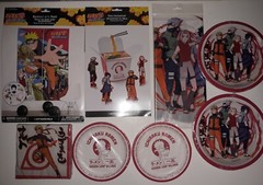 Naruto Shippuden Birthday Party Supplies & Decorations Set Plates Napkins NEW