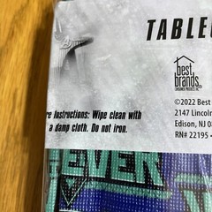 Marvel Black Panther Wakanda Forever Vinyl Tablecloth 52 x 70″ Party Reuseable
