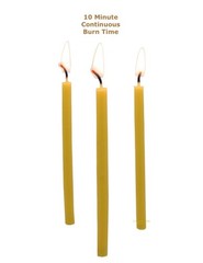 Beeswax Candle Works, 5-Inch Birthday Candles (Pack of 5 inch, Golden Yellow