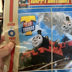Thomas The Tank Engine Scene Setter Photo Background Poster 5 Count Birthday …