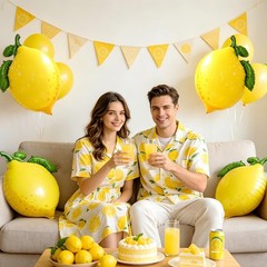 Lemon Foil Balloons She Found Her Main Squeeze Bridal Shower Baby Shower Amal…
