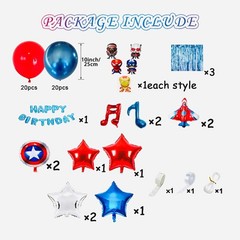 Birthday Decorations for boys,Superhero Birthday Balloon Garland for Kids, Co…