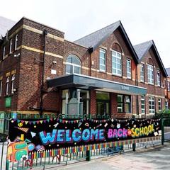 Large Welcome Back to School Banner 120×20 Inch, Back To School Decorations Back