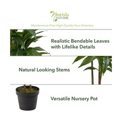 Nearly Natural 48in Artificial Dracaena with Real Touch Leaves … FAST USA SHIP