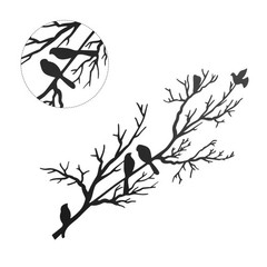 Modern Metal Bird Pendant Wall Decor for Living Room and Office Spaces