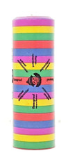 Colorful Paper Party Air Streamers, 3 Pieces, 4 m Long