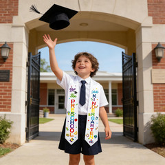 Preschool Graduation Stole Sash, Preschool Pre-K Graduation Decorations 2026, By