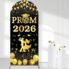 Class of 2026 Arch Backdrop Cover Background Congrats Grad Prom Party Decor