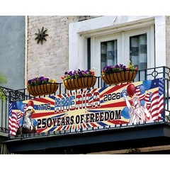 250th American Anniversary Large Banner 120″x20″ – USA 1776-2026 Patriotic La…