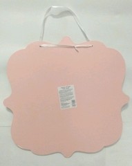 Amscan Future Mrs. Hanging Sign Bridal Shower Party Pink Green Floral 13″ x 13″