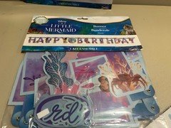 THE LITTLE MERMAID Total Party Kit!! Candle, Decor, Tabletop!!