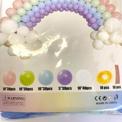 Rainbow Arch Kit DIY Latex Balloon Garland for Birthday Baby Shower Party