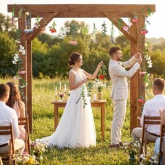 2 Pcs 6.6 ft Artificial Flower Garland Floral Backdrop Arch Fairy Flower Hang…