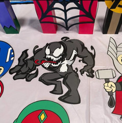 Handmade 12″ Avengers & Superhero Cardstock wall Decorations!