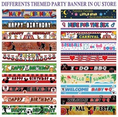 Large Merry Christmas Banner, Red Buffalo Plaid Yard Christmas-G