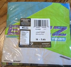 Buzz Light Year Birthday Party Supplies 6 Balloons 8 plates 16 Napkins LightYear