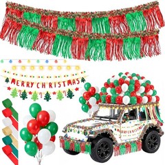 119 Pcs LED Christmas Parade Float Large Car Decoration Kit Colored Light String