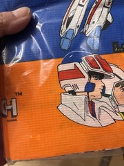 VTG Robotech Birthday Party Table Cover. 1985 Amscan 54”x102” HTF NOS