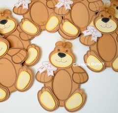 10 FOAM Bear PARTY FAVORS Teddy Bear BABY SHOWER Birthday Foam Decoration 7″